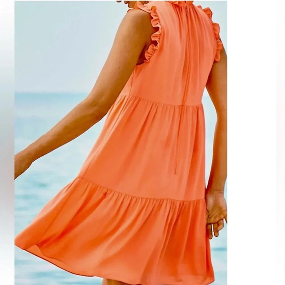 NWT Lilly Pulitzer tangelo Jazzy dress sz lg - Picture 2 of 9